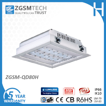 80W LED Canopy Lighting with 100000hours Lifespan